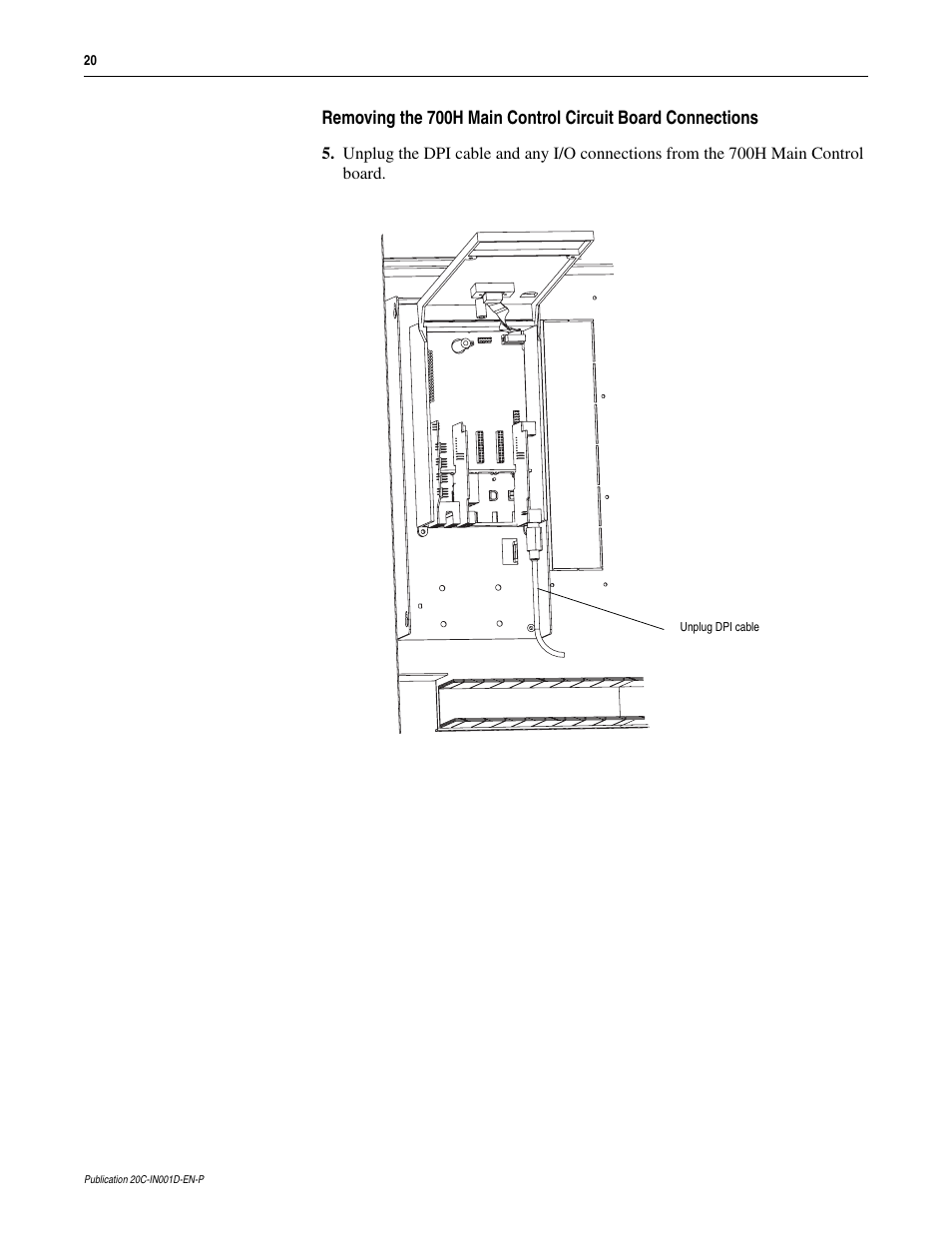 Rockwell Automation 20D PowerFlex 700H to 700S Phase II Control Conversion (Frames 9...14) User Manual | Page 20 / 42