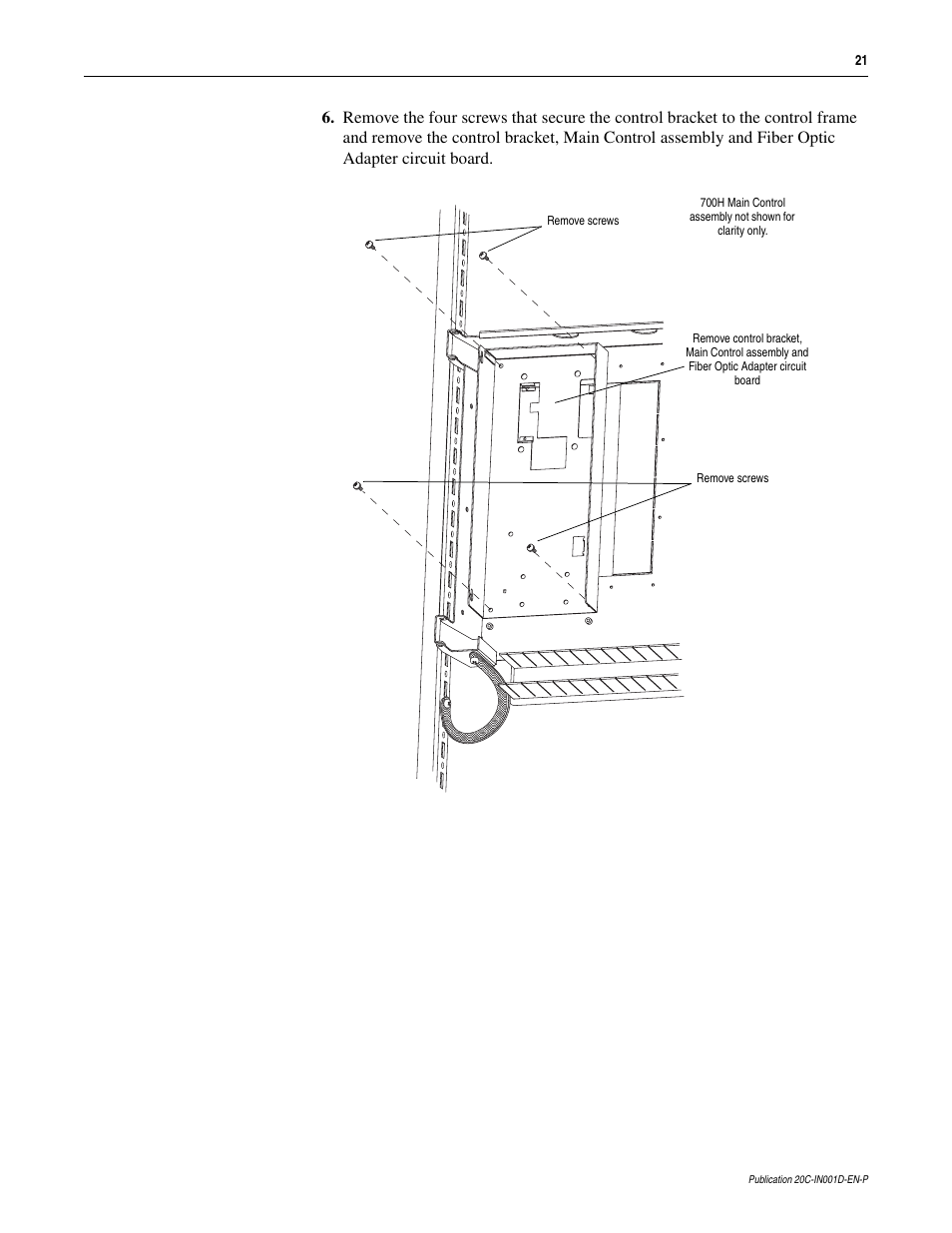 Rockwell Automation 20D PowerFlex 700H to 700S Phase II Control Conversion (Frames 9...14) User Manual | Page 21 / 42