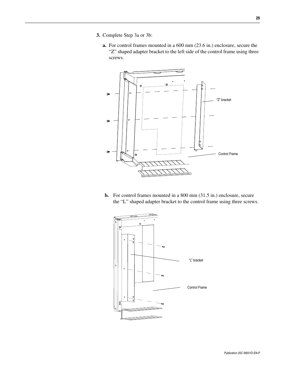 Rockwell Automation 20D PowerFlex 700H to 700S Phase II Control Conversion (Frames 9...14) User Manual | Page 29 / 42