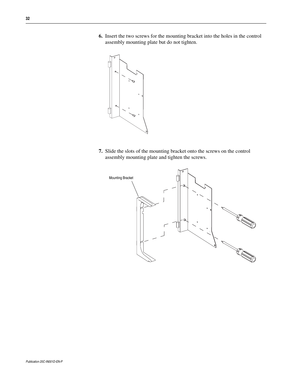 Rockwell Automation 20D PowerFlex 700H to 700S Phase II Control Conversion (Frames 9...14) User Manual | Page 32 / 42