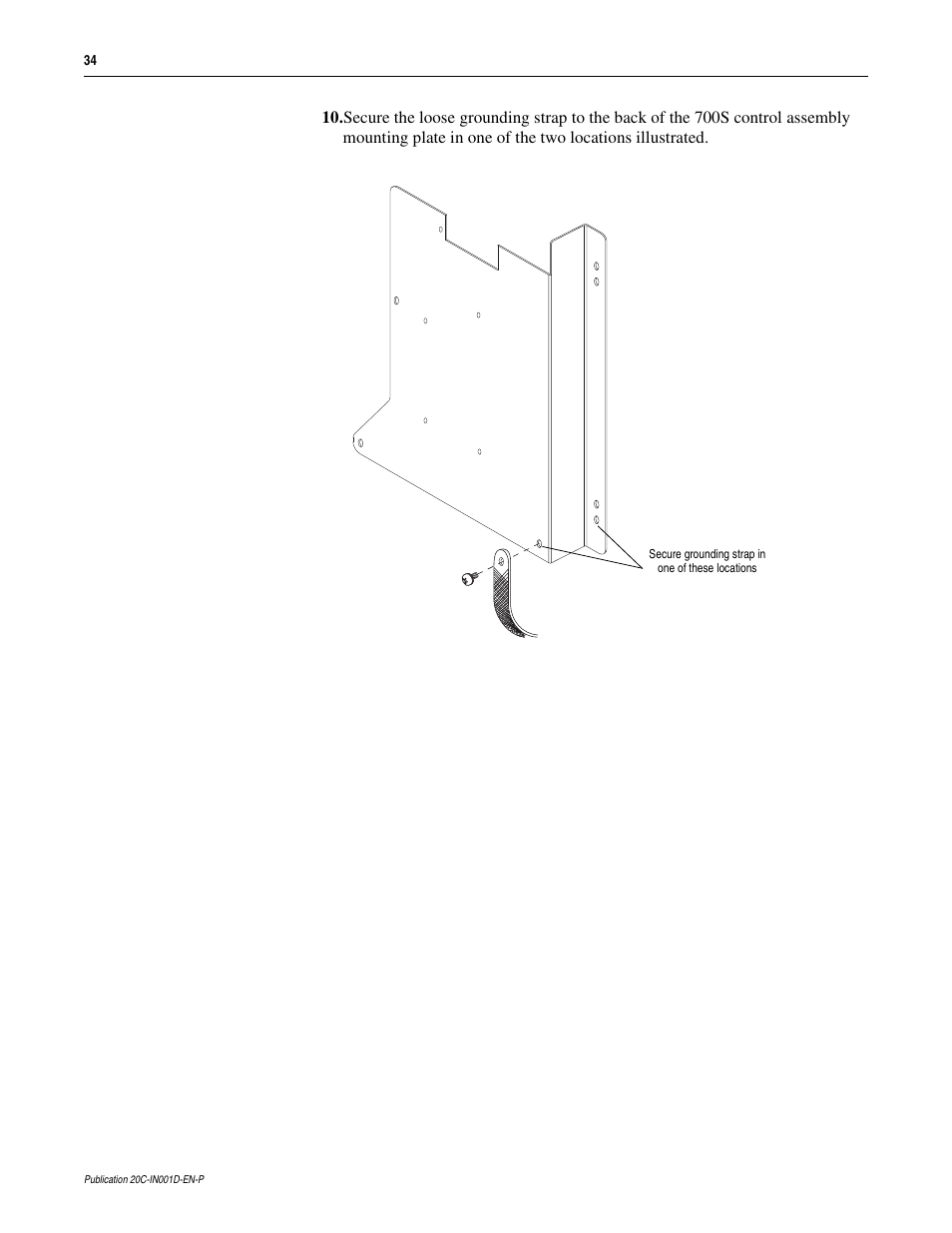 Rockwell Automation 20D PowerFlex 700H to 700S Phase II Control Conversion (Frames 9...14) User Manual | Page 34 / 42