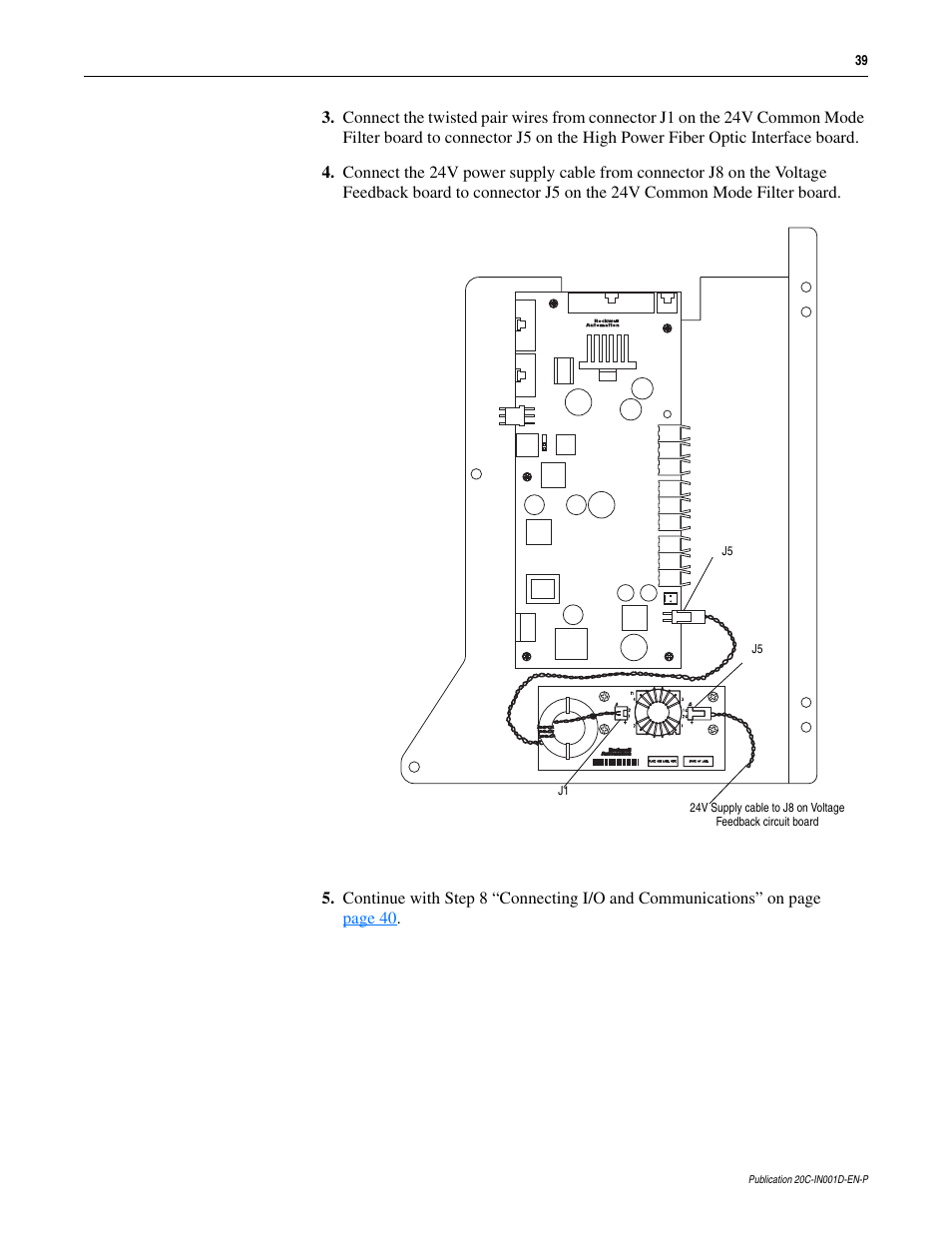 Rockwell Automation 20D PowerFlex 700H to 700S Phase II Control Conversion (Frames 9...14) User Manual | Page 39 / 42