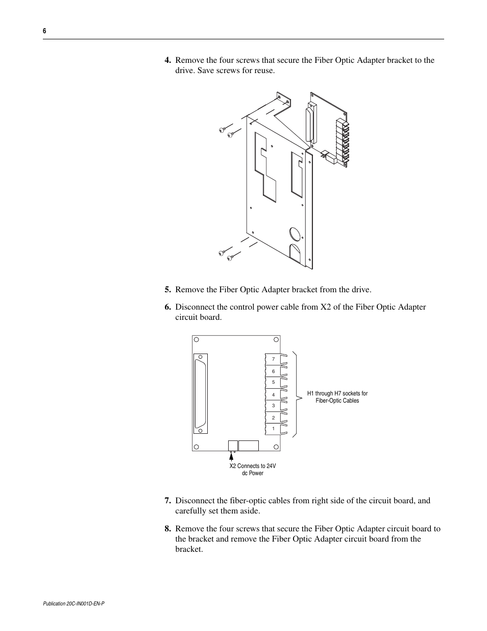 Rockwell Automation 20D PowerFlex 700H to 700S Phase II Control Conversion (Frames 9...14) User Manual | Page 6 / 42