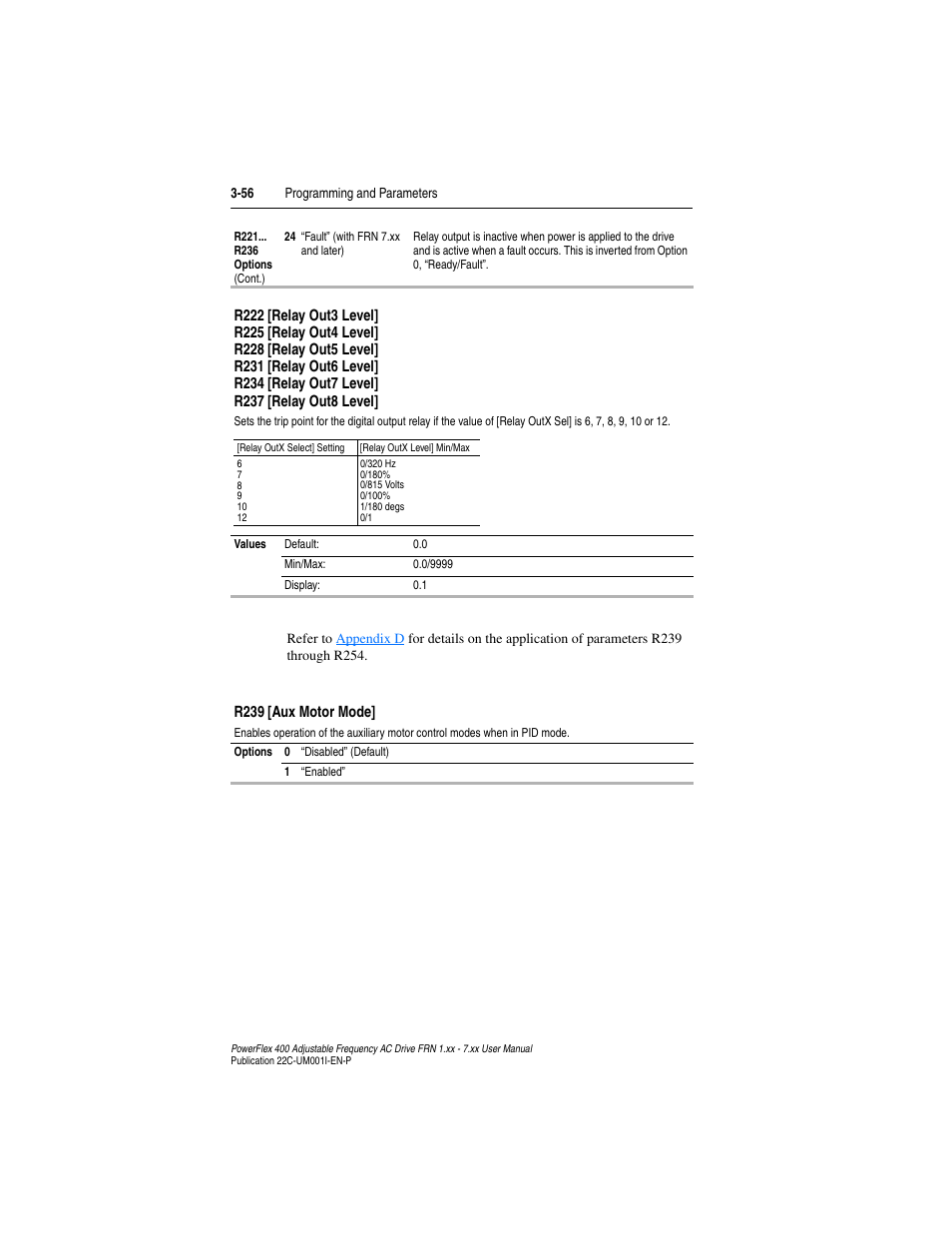Rockwell Automation 22C PowerFlex 400 AC Drive FRN 1.xx - 7.xx User Manual | Page 114 / 218