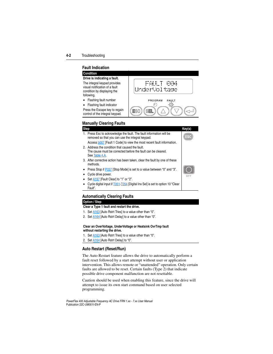 Rockwell Automation 22C PowerFlex 400 AC Drive FRN 1.xx - 7.xx User Manual | Page 136 / 218