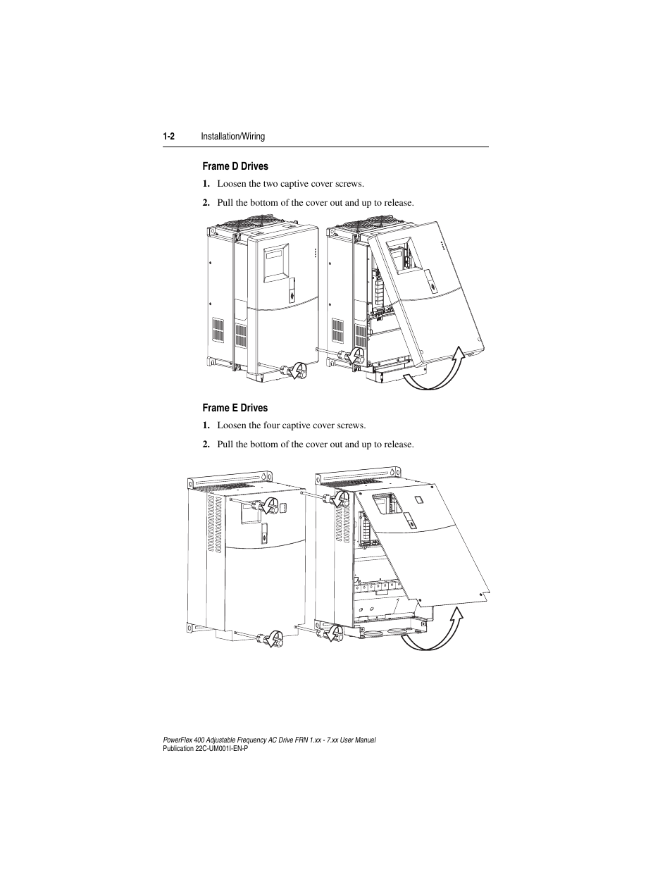 Rockwell Automation 22C PowerFlex 400 AC Drive FRN 1.xx - 7.xx User Manual | Page 14 / 218