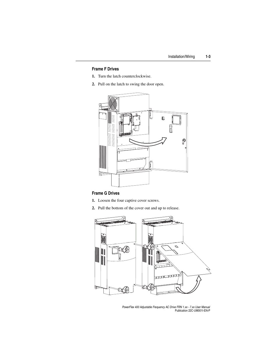 Rockwell Automation 22C PowerFlex 400 AC Drive FRN 1.xx - 7.xx User Manual | Page 15 / 218