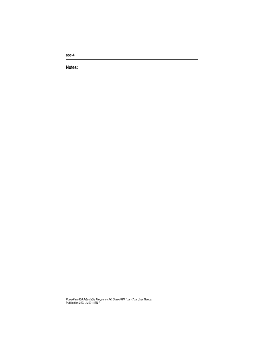Rockwell Automation 22C PowerFlex 400 AC Drive FRN 1.xx - 7.xx User Manual | Page 6 / 218
