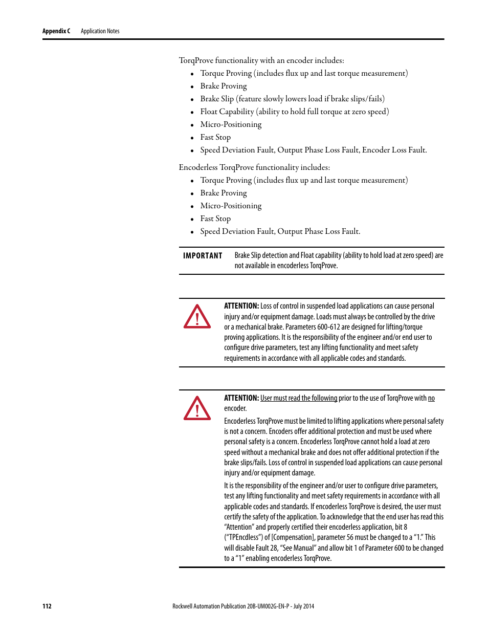 Rockwell Automation 20B PowerFlex 700 AC Drives Vector Control (v4.001 and up) User Manual | Page 112 / 166