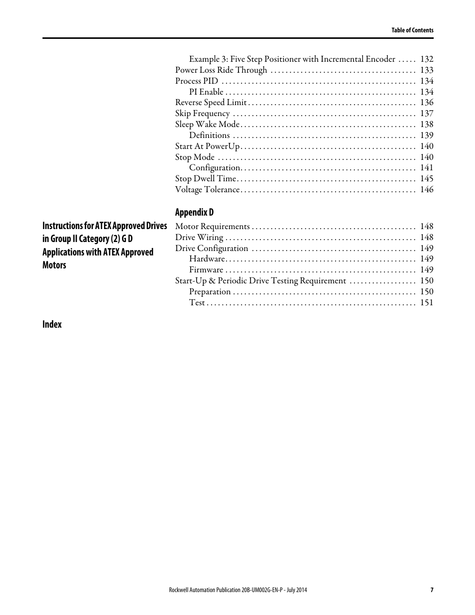 Rockwell Automation 20B PowerFlex 700 AC Drives Vector Control (v4.001 and up) User Manual | Page 7 / 166