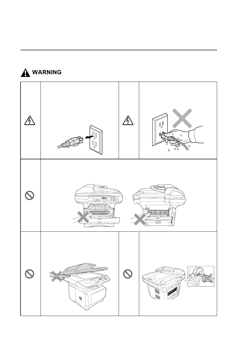 Safety precautions, To use the dcp safely | Brother DCP8020 User Manual | Page 10 / 282