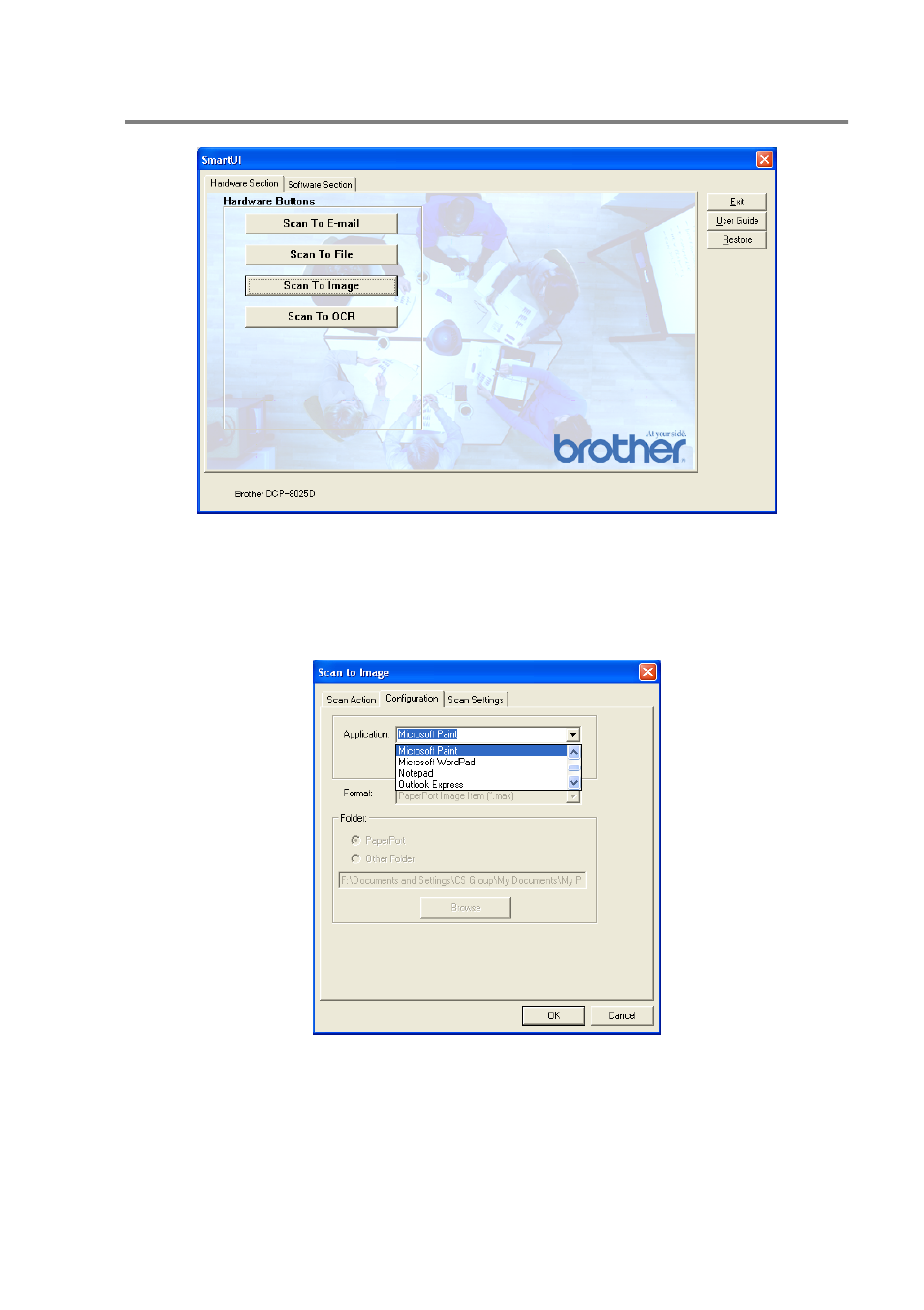 Scan to image, Scan to image -8 | Brother DCP8020 User Manual | Page 163 / 282