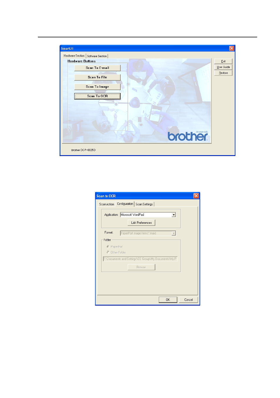 Scan to ocr, Scan to ocr -10 | Brother DCP8020 User Manual | Page 165 / 282