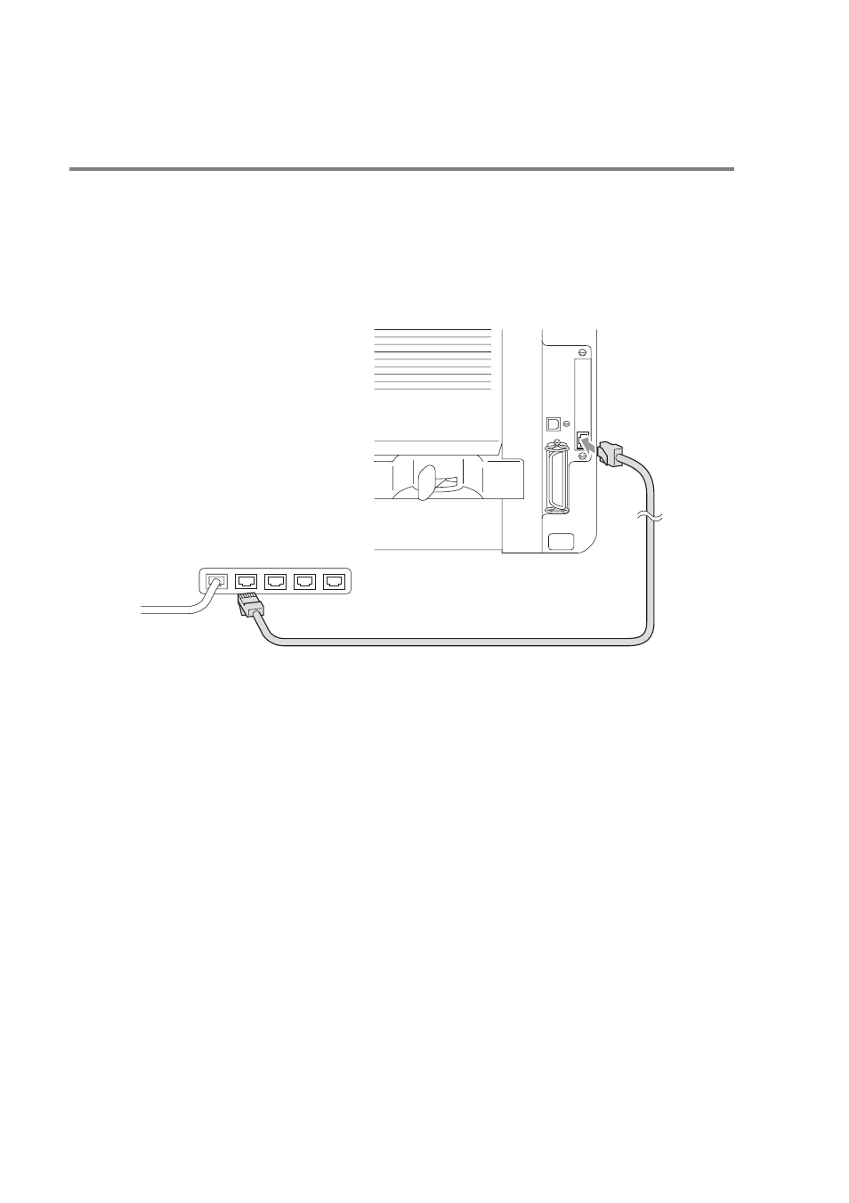 Step 2: connecting the nc-9100h to an unshielded | Brother DCP8020 User Manual | Page 268 / 282