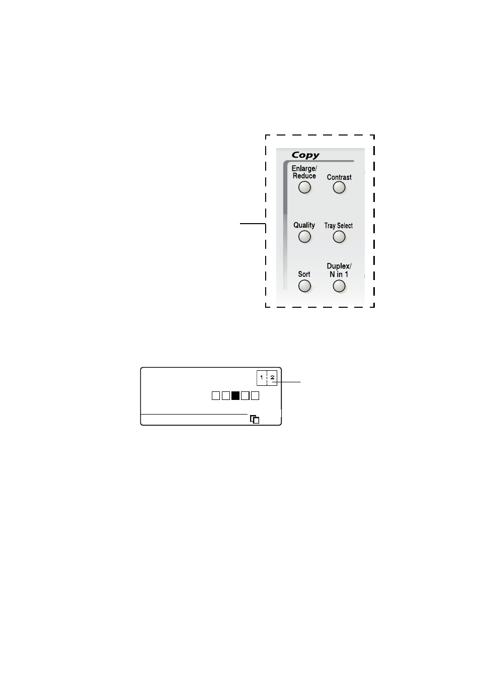 Using the copy keys (temporary settings), Using the copy keys (temporary settings) -5 | Brother DCP8020 User Manual | Page 65 / 282