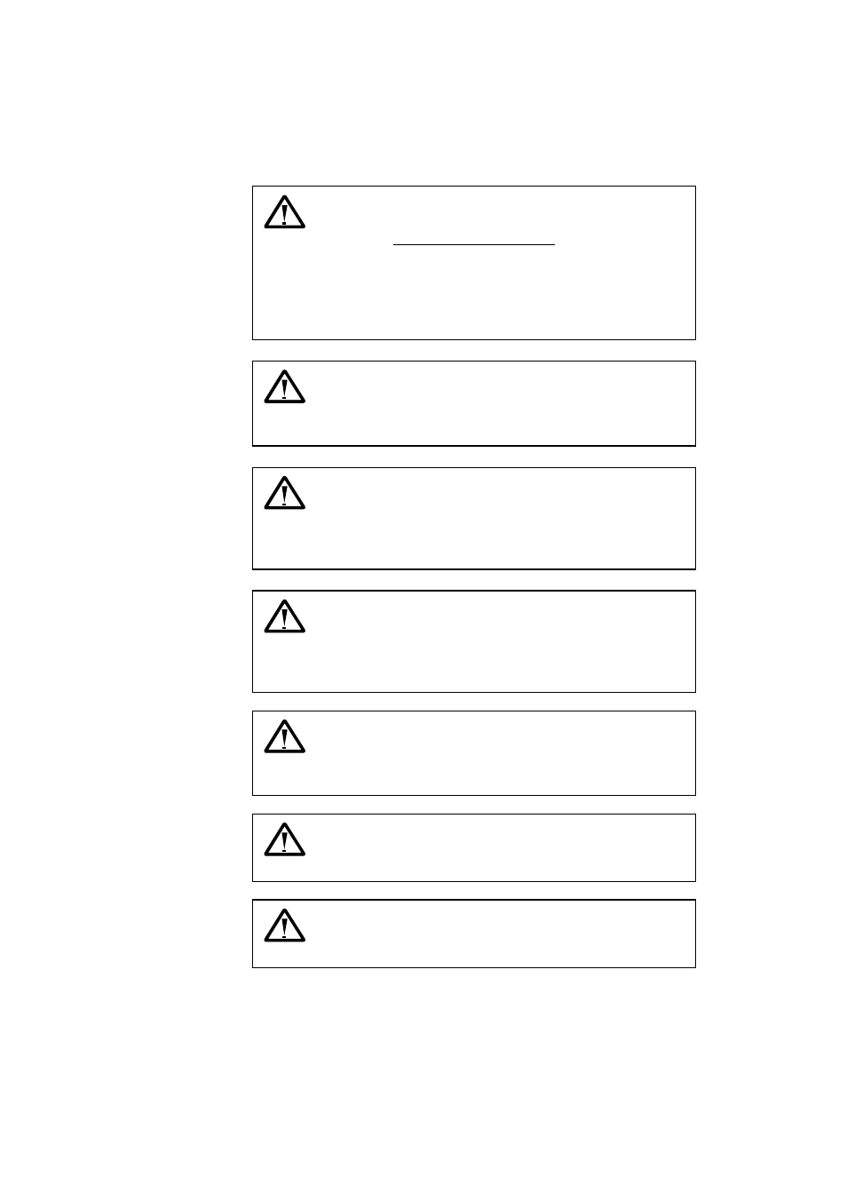 Warning | Brother HL-3400CN Series User Manual | Page 7 / 280