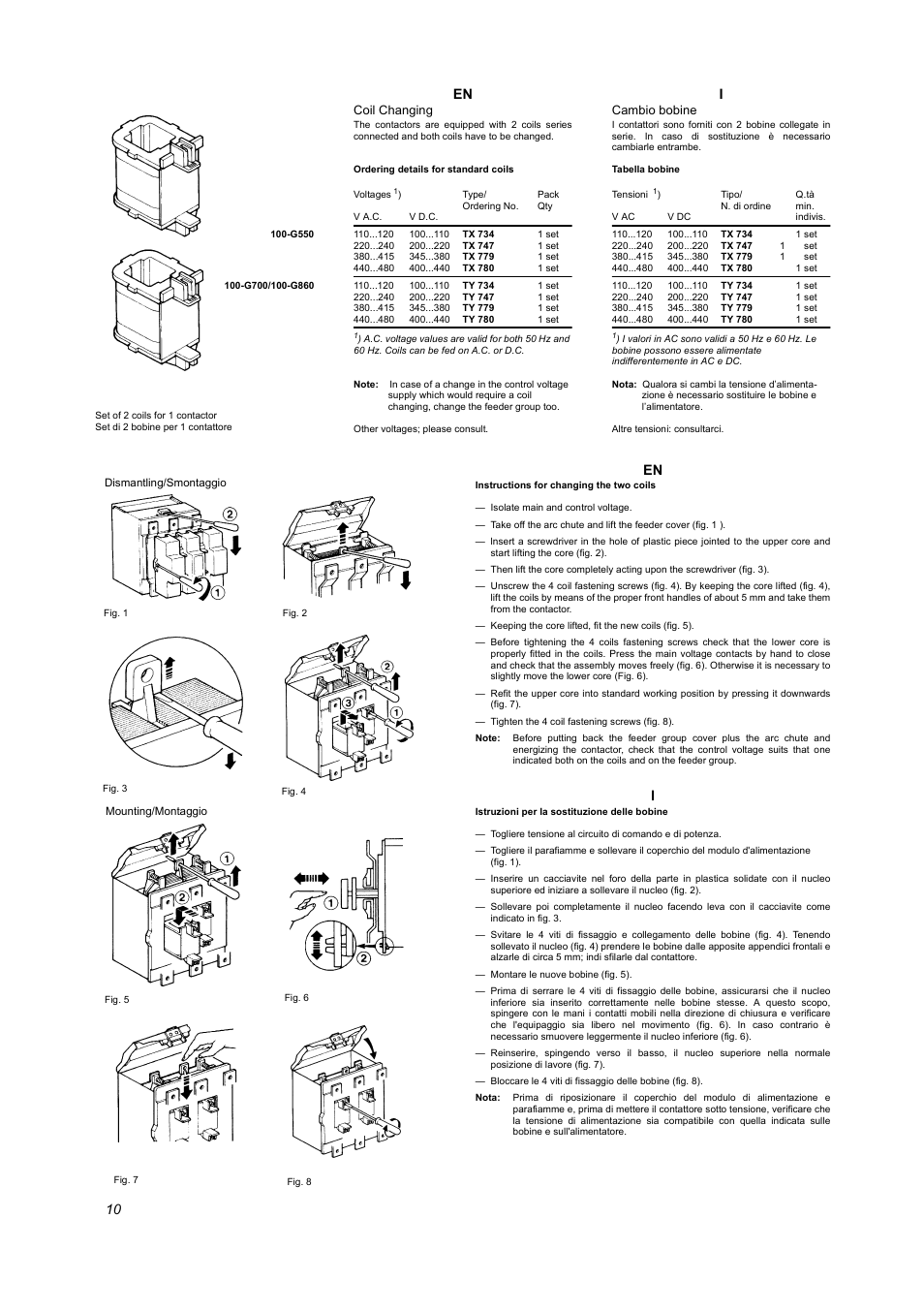 Rockwell Automation 100 G550...G860 Contactors User Manual | Page 10 / 16