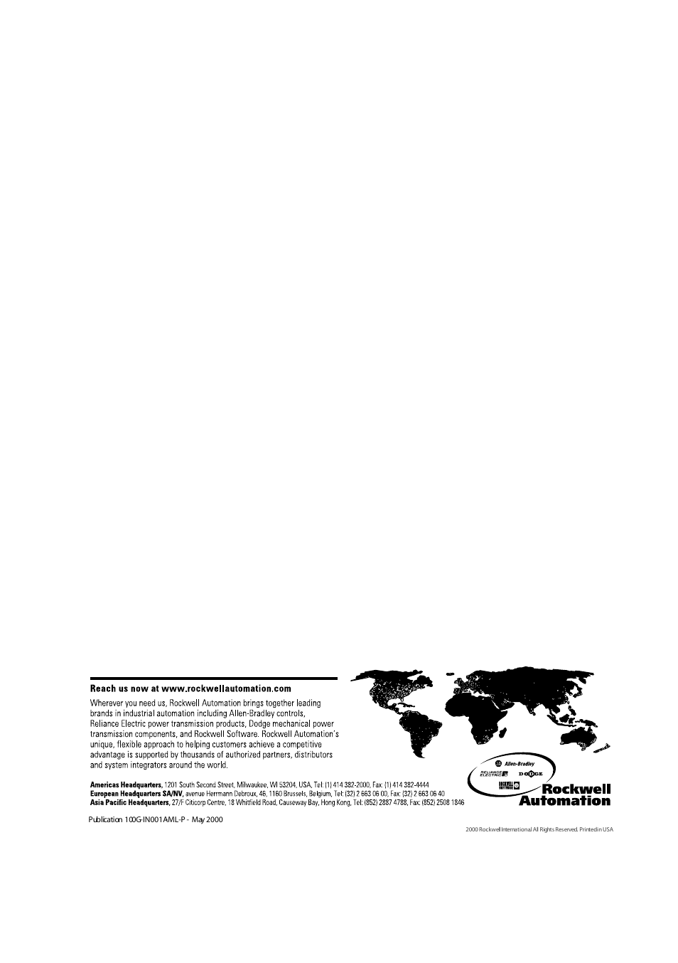 Rockwell Automation 100 G550...G860 Contactors User Manual | Page 16 / 16