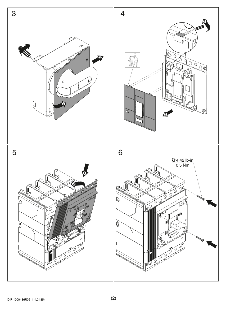 Rockwell Automation 140G-K-RMB_RMY Rotary Handle Operating Mechanism Direct User Manual | Page 2 / 4