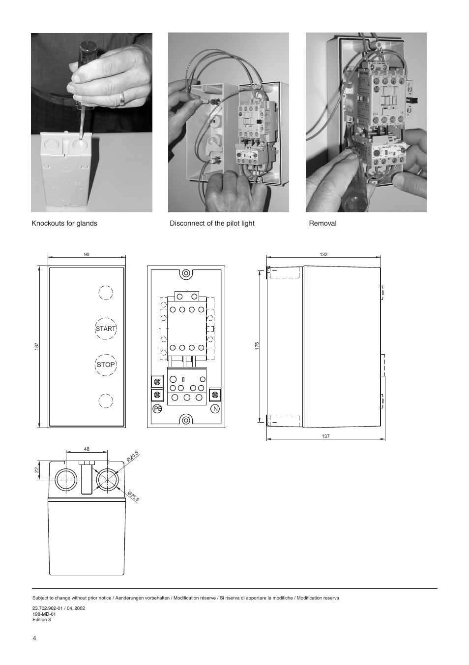 Rockwell Automation 109 Starters in Plastic Enclosures User Manual | Page 4 / 4