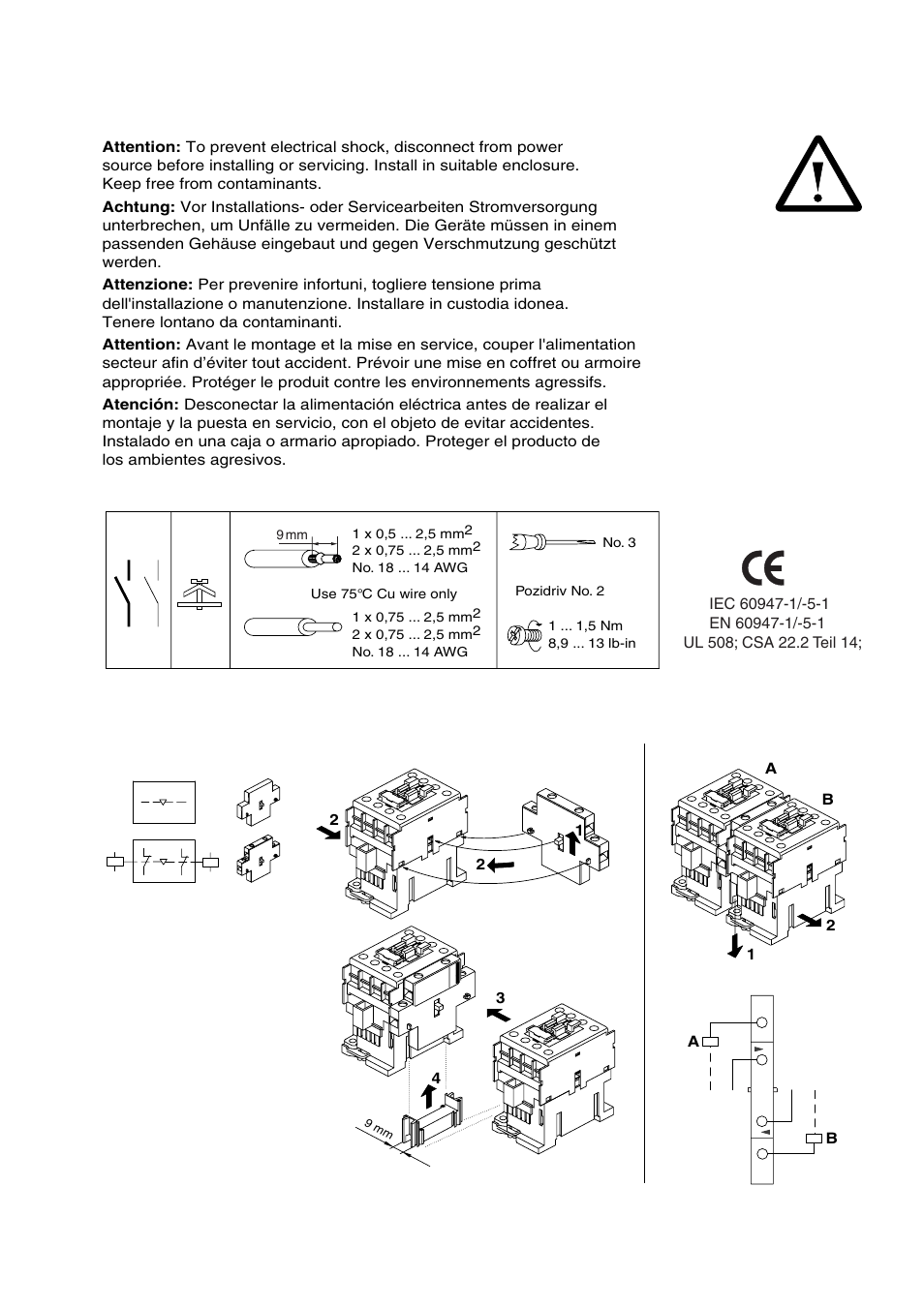 Rockwell Automation 100 Contactor Accessories User Manual | 2 pages