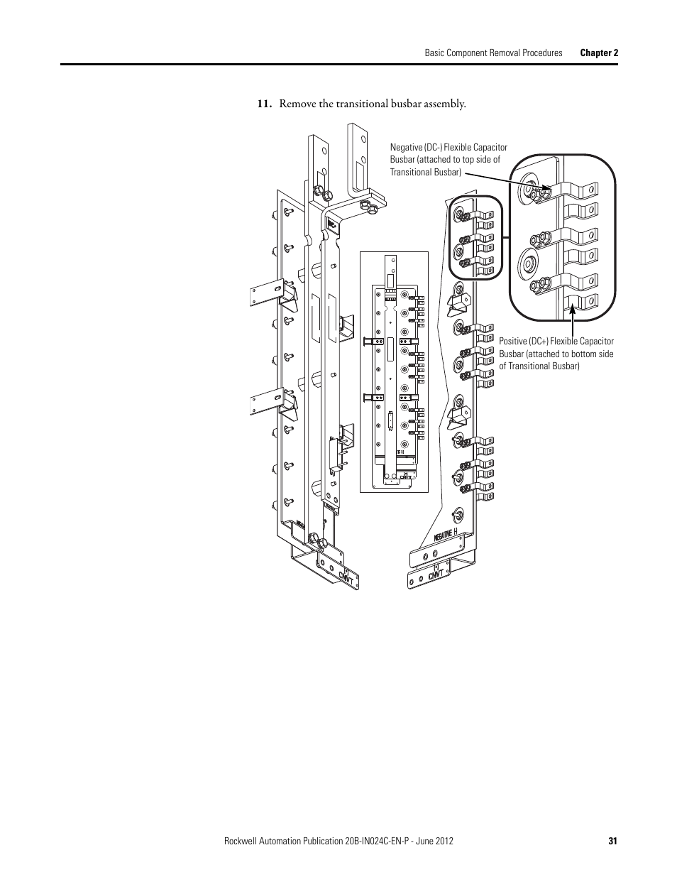 Rockwell Automation 20B PowerFlex 700 Drive Components Replacement - Frame 8 User Manual | Page 31 / 76