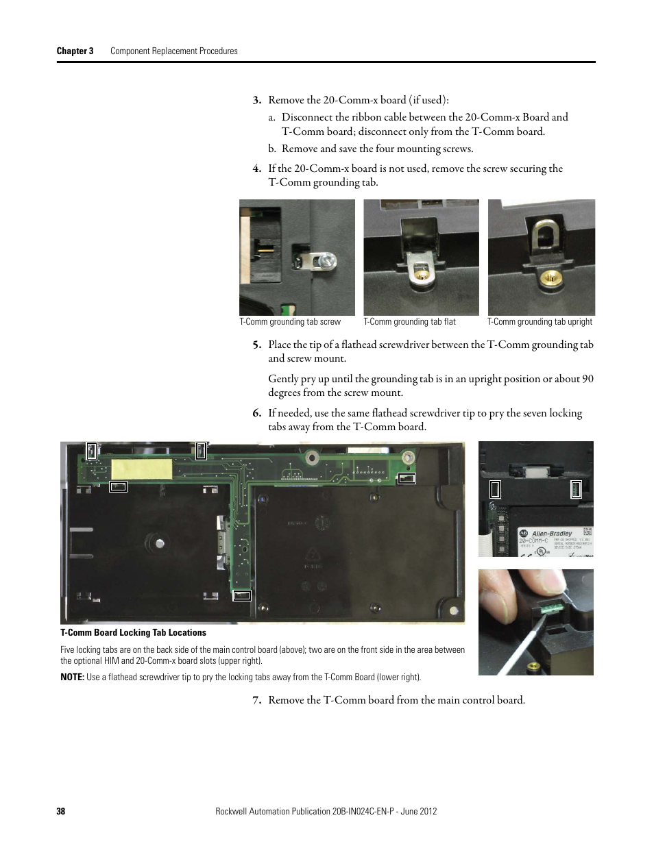 Rockwell Automation 20B PowerFlex 700 Drive Components Replacement - Frame 8 User Manual | Page 38 / 76