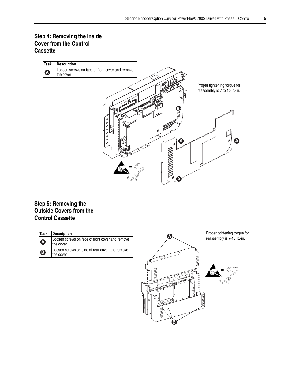 Rockwell Automation 20D-P2-ENCO PowerFlex 700S Drive Phase II Control Second Encoder Option Card User Manual | Page 5 / 12