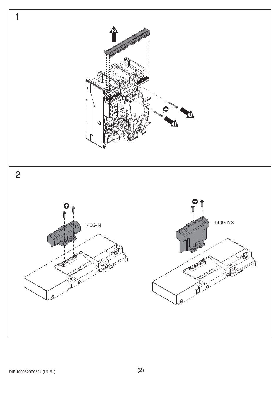 Rockwell Automation 140G-NTH3-E12 LSI Microprocessor-based Electronic Release User Manual | Page 2 / 6