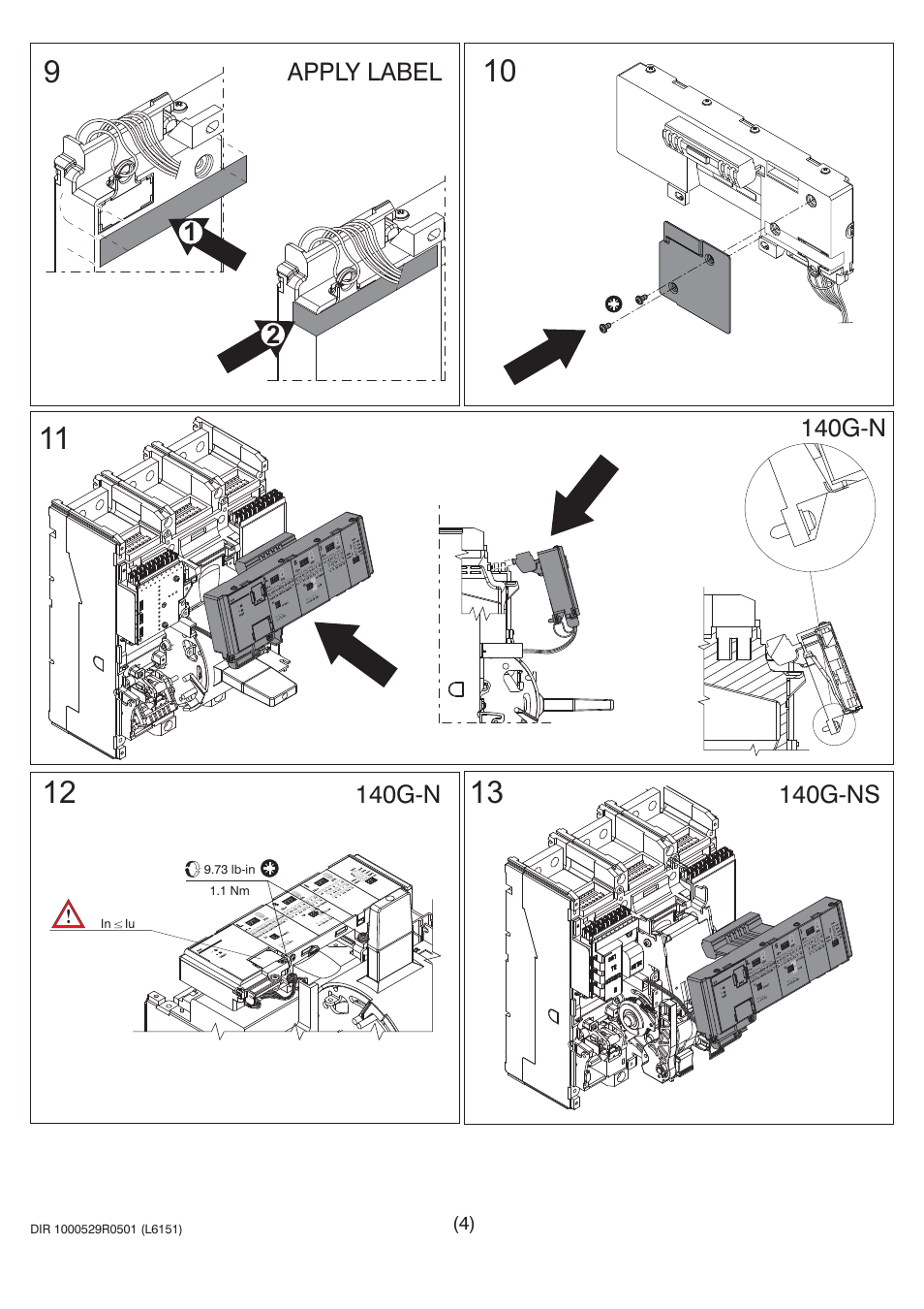 Rockwell Automation 140G-NTH3-E12 LSI Microprocessor-based Electronic Release User Manual | Page 4 / 6
