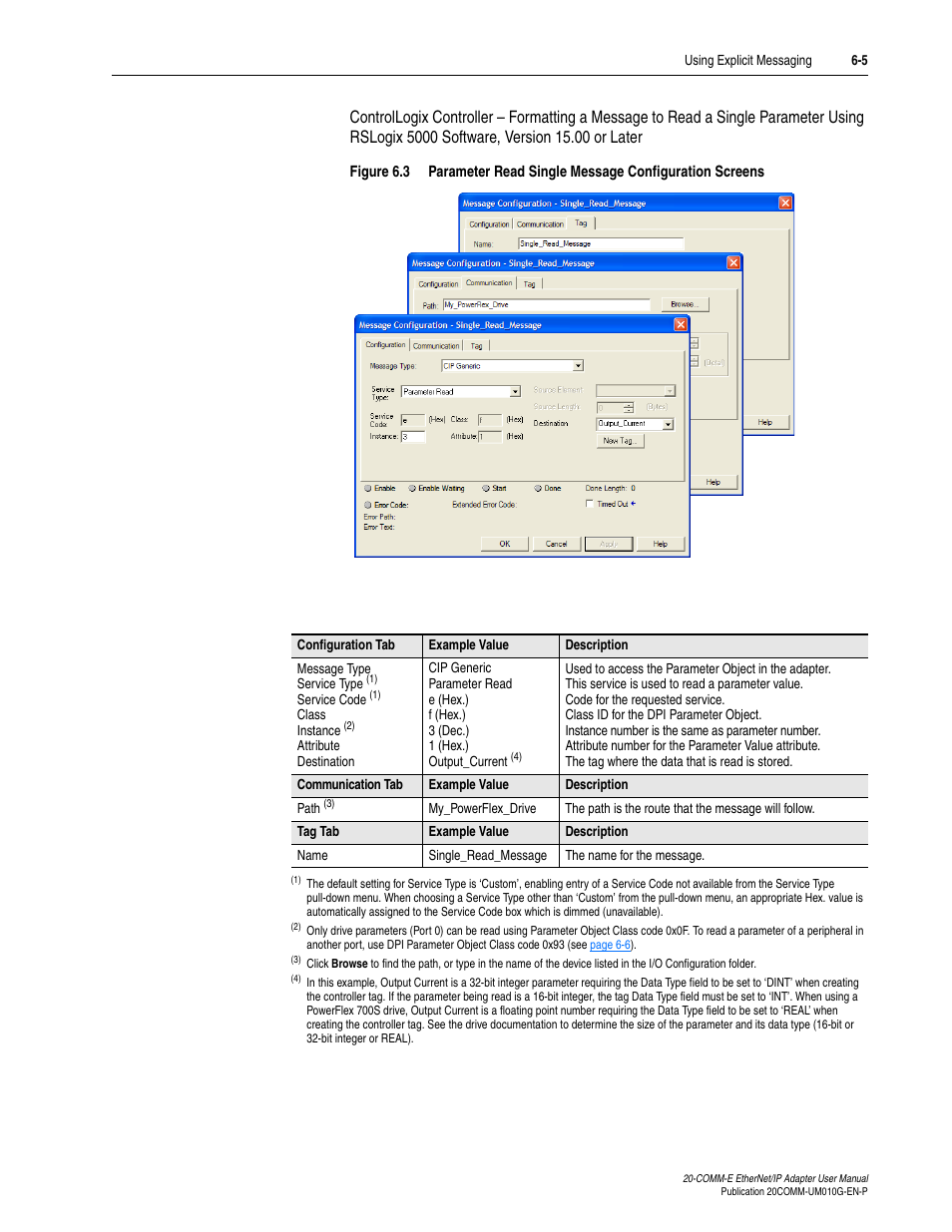 Rockwell Automation 20-COMM-E PowerFlex EtherNet/IP Adapter User Manual | Page 131 / 296