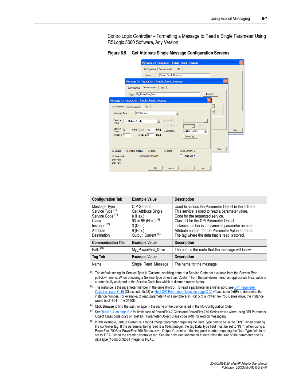 Rockwell Automation 20-COMM-E PowerFlex EtherNet/IP Adapter User Manual | Page 133 / 296