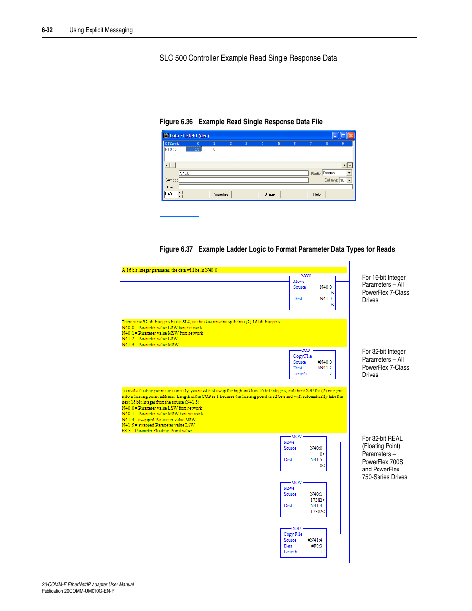 Rockwell Automation 20-COMM-E PowerFlex EtherNet/IP Adapter User Manual | Page 158 / 296