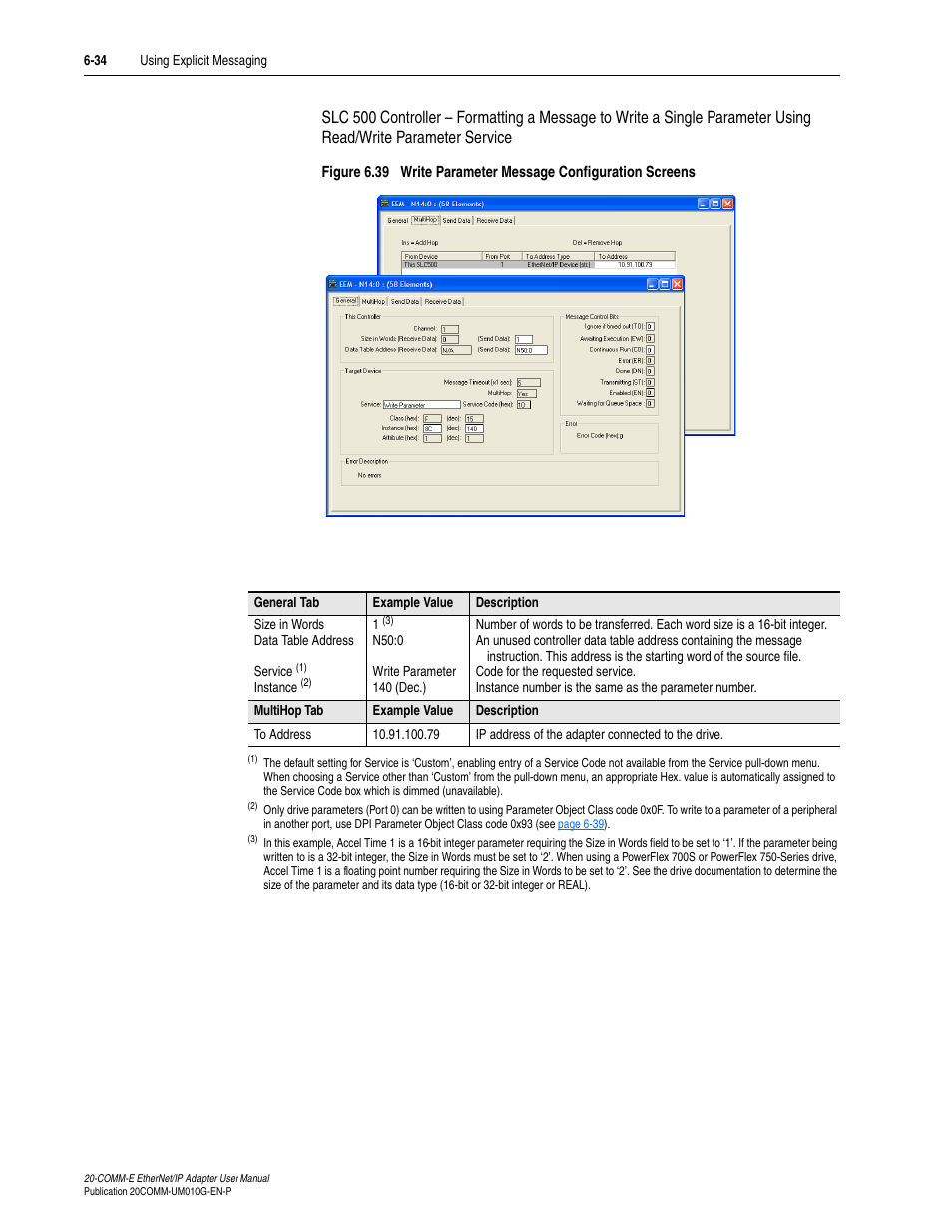 Rockwell Automation 20-COMM-E PowerFlex EtherNet/IP Adapter User Manual | Page 160 / 296