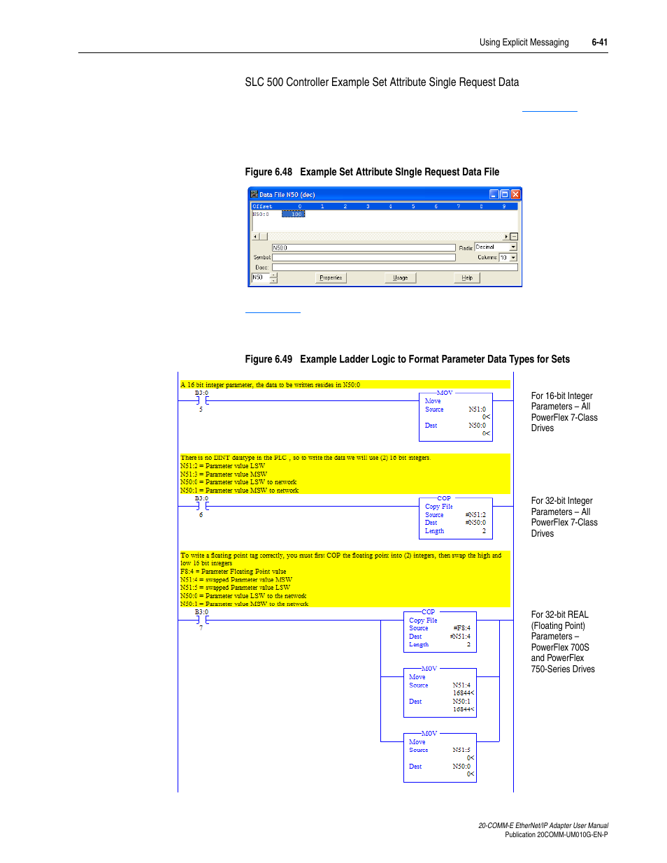 Rockwell Automation 20-COMM-E PowerFlex EtherNet/IP Adapter User Manual | Page 167 / 296