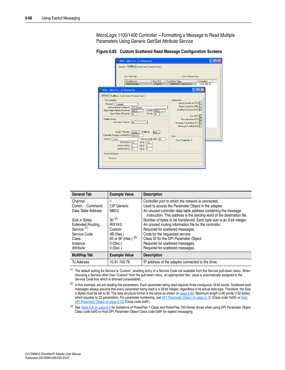 Rockwell Automation 20-COMM-E PowerFlex EtherNet/IP Adapter User Manual | Page 194 / 296