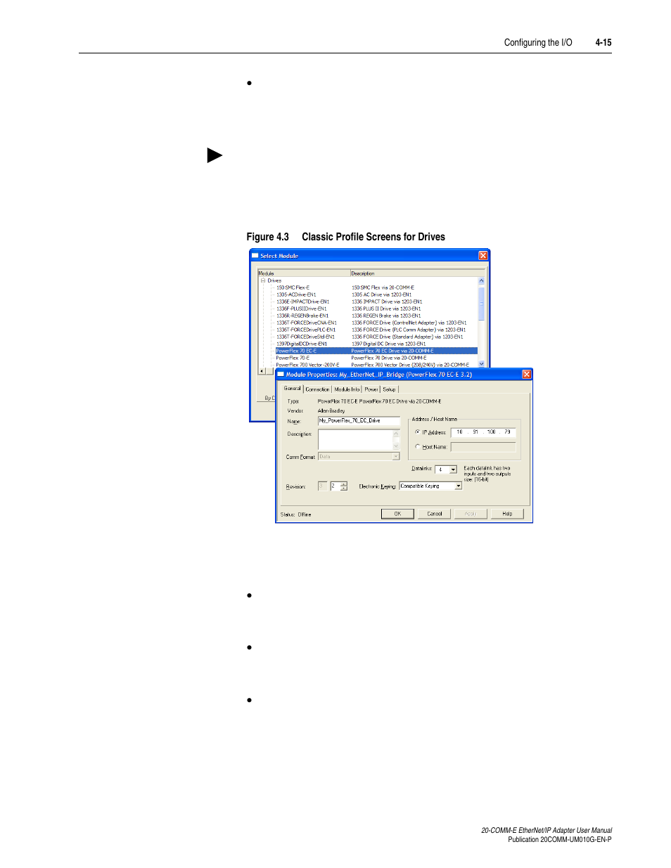 Figure 4.3 | Rockwell Automation 20-COMM-E PowerFlex EtherNet/IP Adapter User Manual | Page 61 / 296