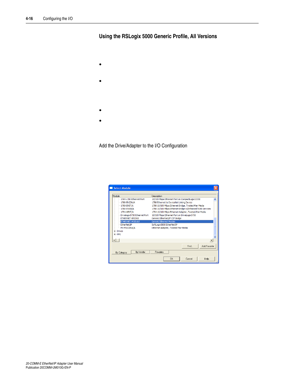 Rockwell Automation 20-COMM-E PowerFlex EtherNet/IP Adapter User Manual | Page 62 / 296