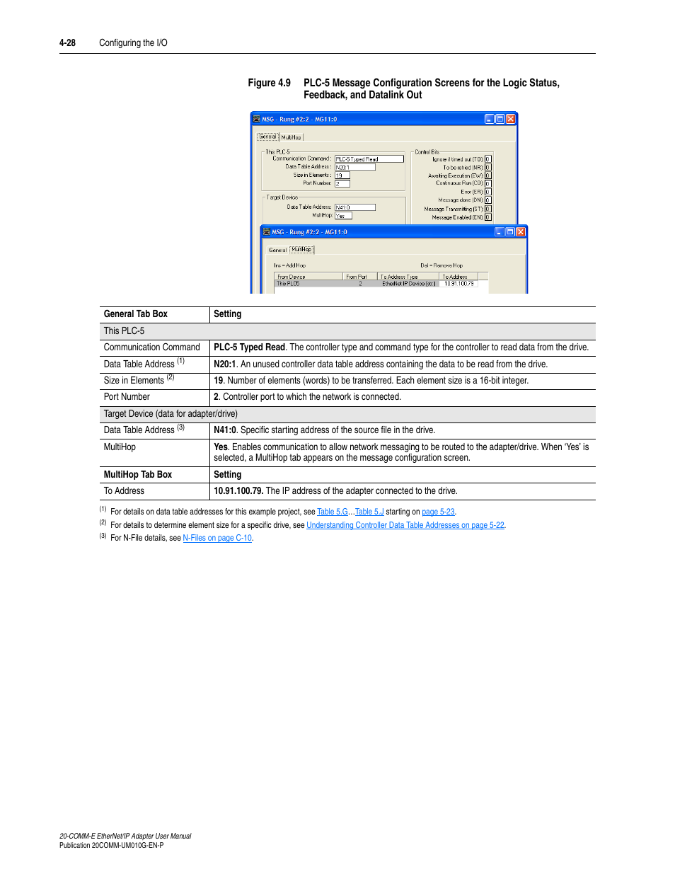 Figure 4.9 | Rockwell Automation 20-COMM-E PowerFlex EtherNet/IP Adapter User Manual | Page 74 / 296