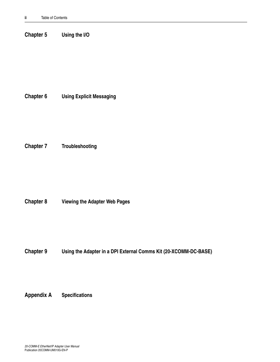 Rockwell Automation 20-COMM-E PowerFlex EtherNet/IP Adapter User Manual | Page 8 / 296
