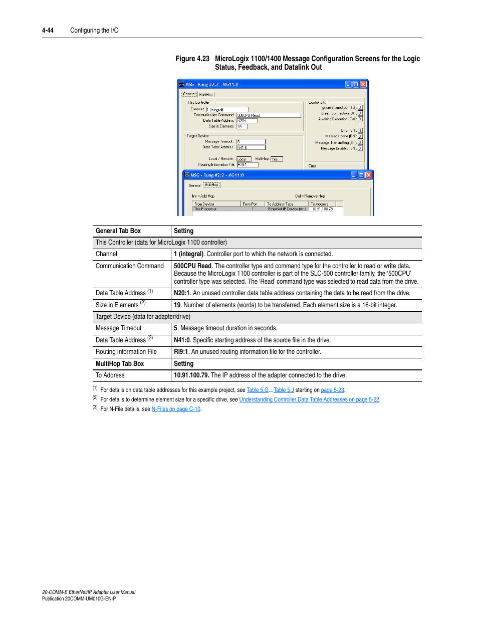 Figure 4.23 | Rockwell Automation 20-COMM-E PowerFlex EtherNet/IP Adapter User Manual | Page 90 / 296