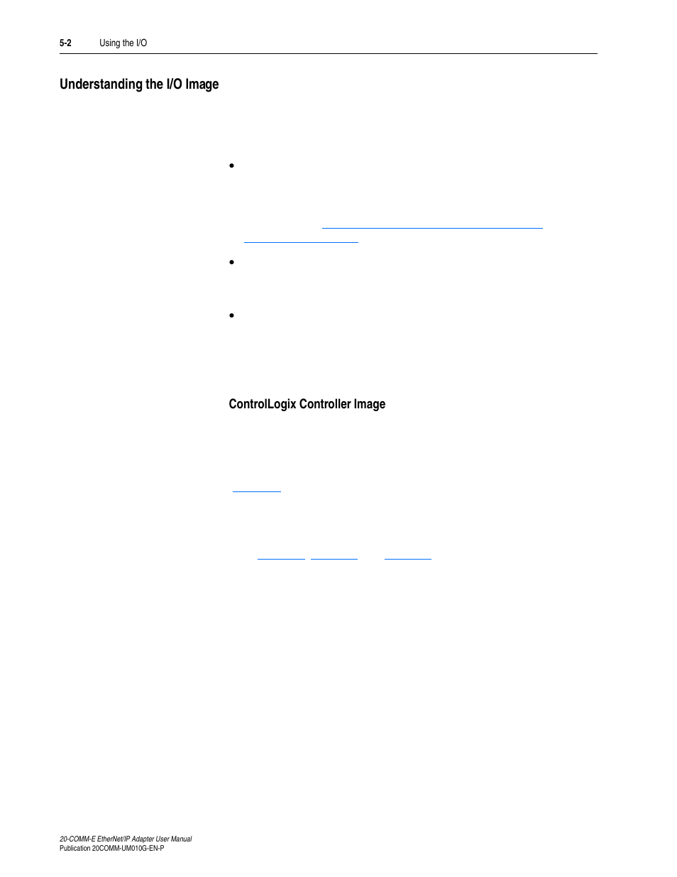 Understanding the i/o image, Controllogix controller image, Understanding the i/o image -2 | Rockwell Automation 20-COMM-E PowerFlex EtherNet/IP Adapter User Manual | Page 94 / 296