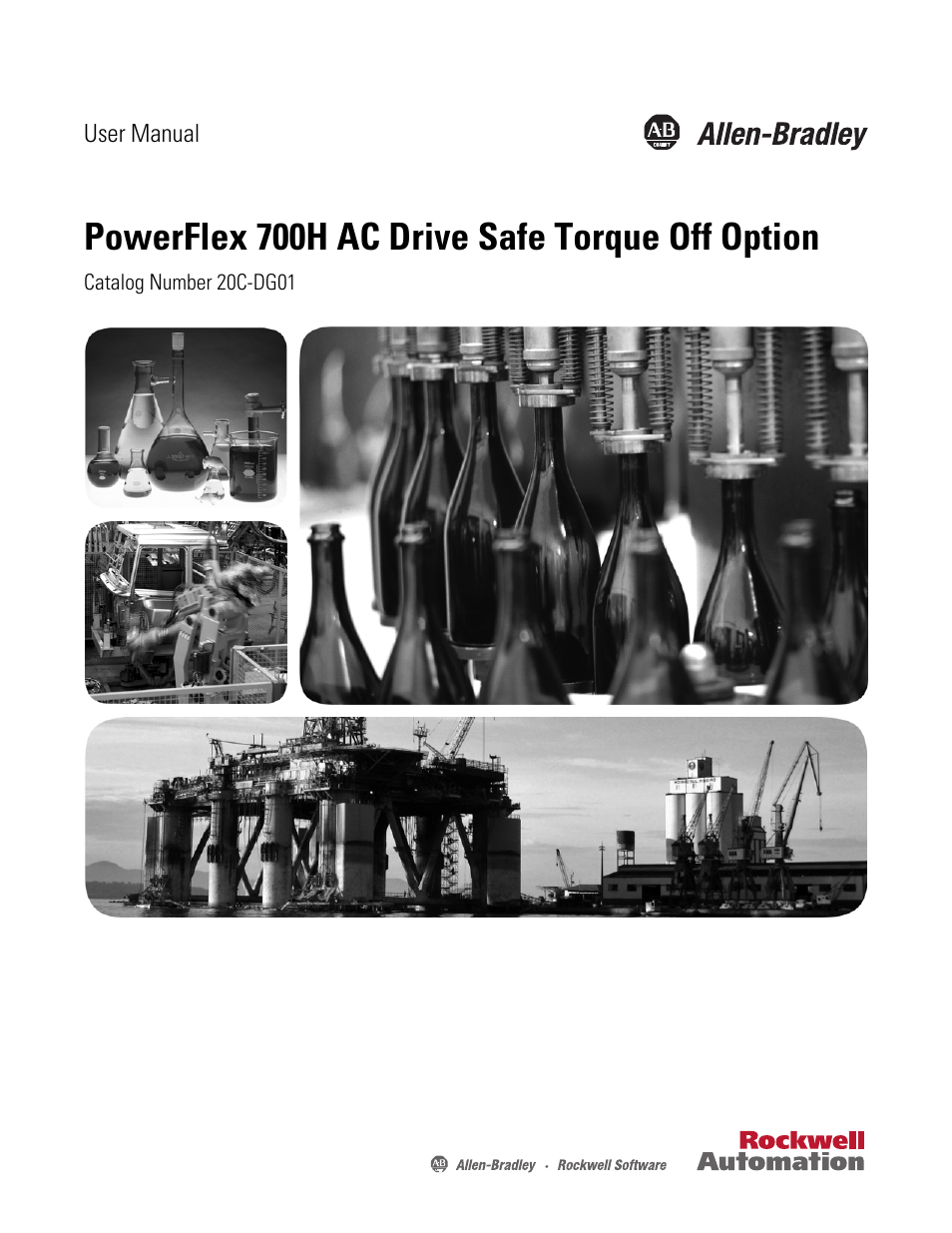 Rockwell Automation 20C-DG01 PowerFlex 700H AC Drive Safe Torque Off Option User Manual | 28 pages