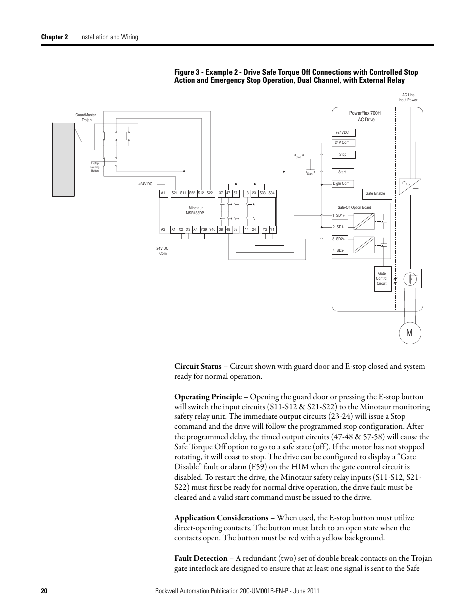 Rockwell Automation 20C-DG01 PowerFlex 700H AC Drive Safe Torque Off Option User Manual | Page 20 / 28