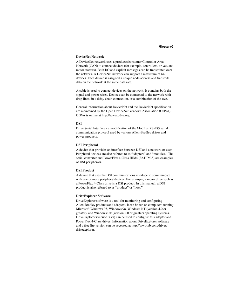 Rockwell Automation 22-COMM-D DeviceNet Adapter User Manual | Page 127 / 140