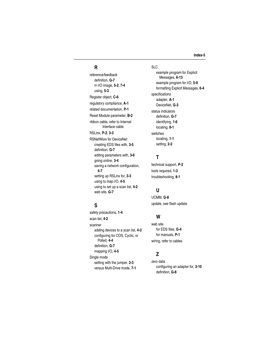Rockwell Automation 22-COMM-D DeviceNet Adapter User Manual | Page 137 / 140