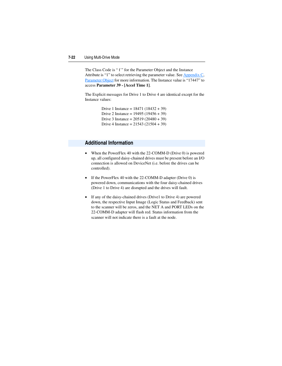 Additional information, Additional information -22 | Rockwell Automation 22-COMM-D DeviceNet Adapter User Manual | Page 94 / 140