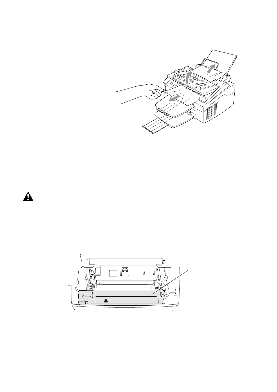 Document jam, Printer jam, Document jam -6 printer jam -6 | No ok hot | Brother MFC 4300 User Manual | Page 126 / 174