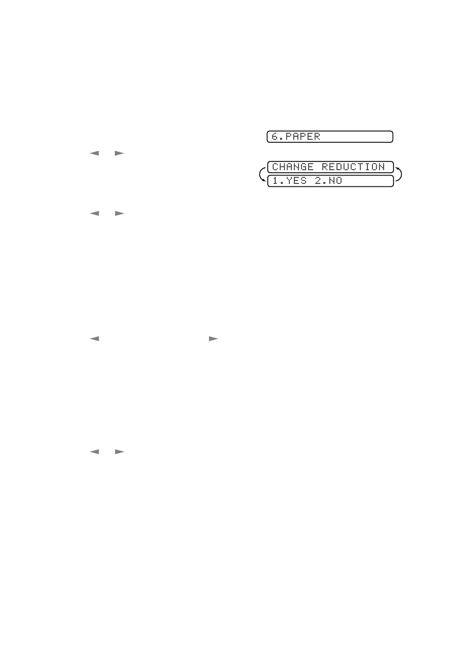 Setting paper size, Setting the print density, Toner save | Brother MFC 4300 User Manual | Page 52 / 174