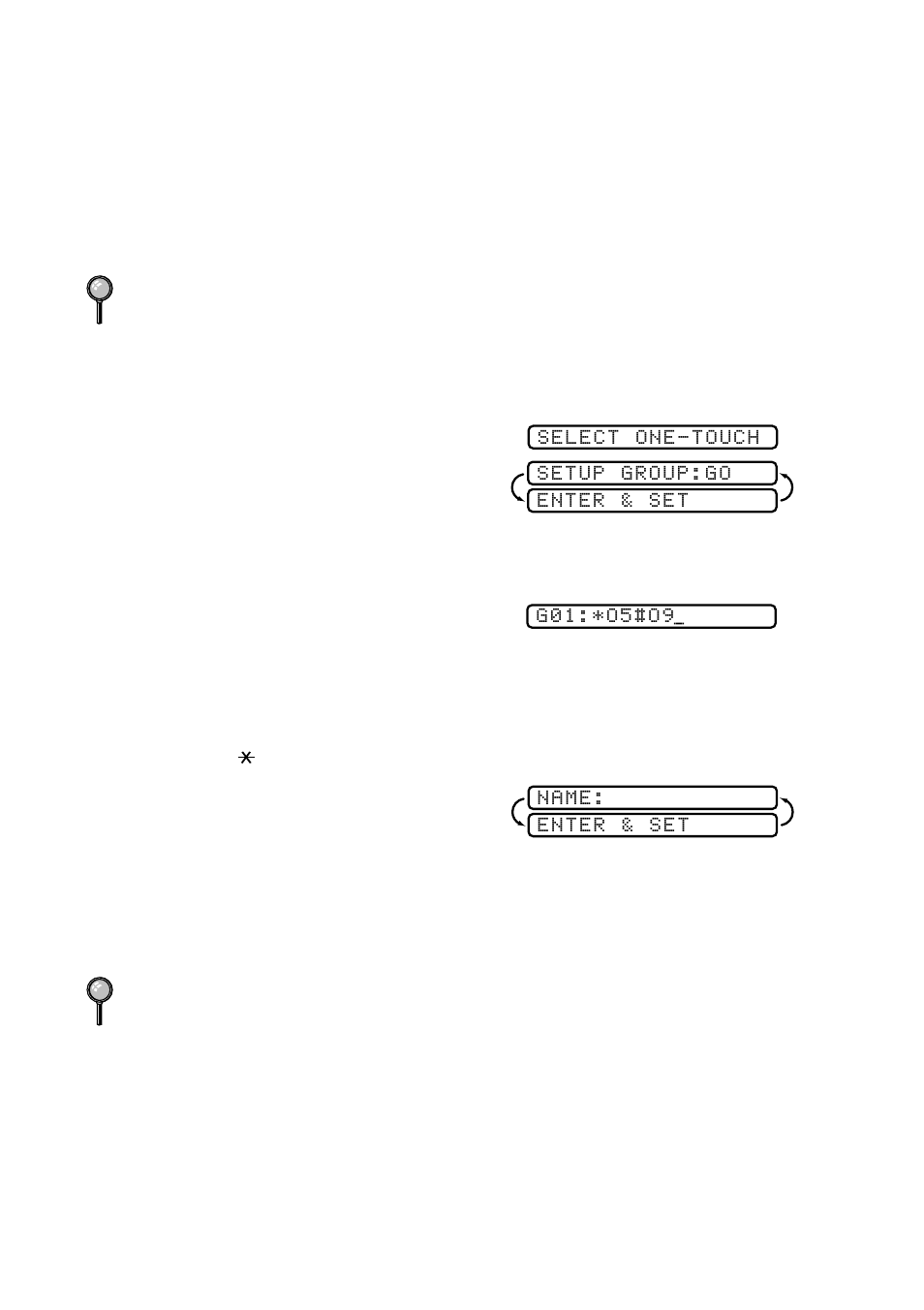 Setting up groups for broadcasting, Setting up groups for broadcasting -3 | Brother MFC 4300 User Manual | Page 72 / 174